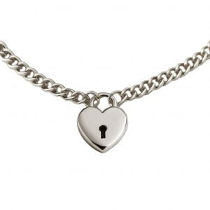 Padlock Heart Pendant Necklace