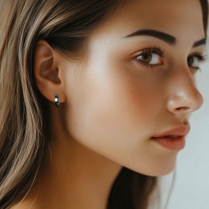 Huggie Hoops Silver